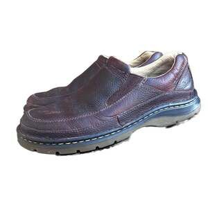 Dr. Martens Orson Mens Size 10 Brown Pebbled Leather Slip-On Loafers Shoes